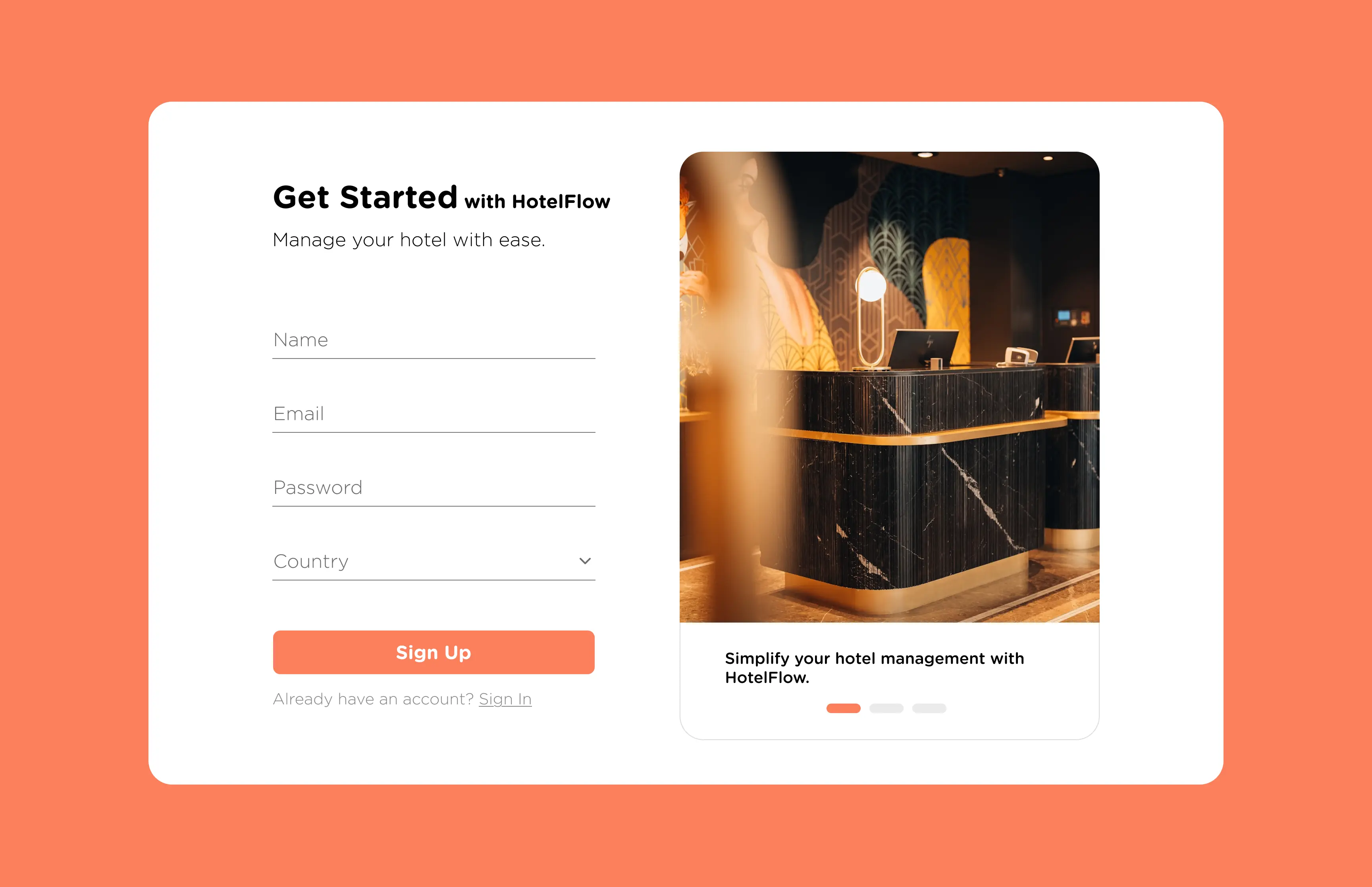 Ejemplo de sitio web con identidad única