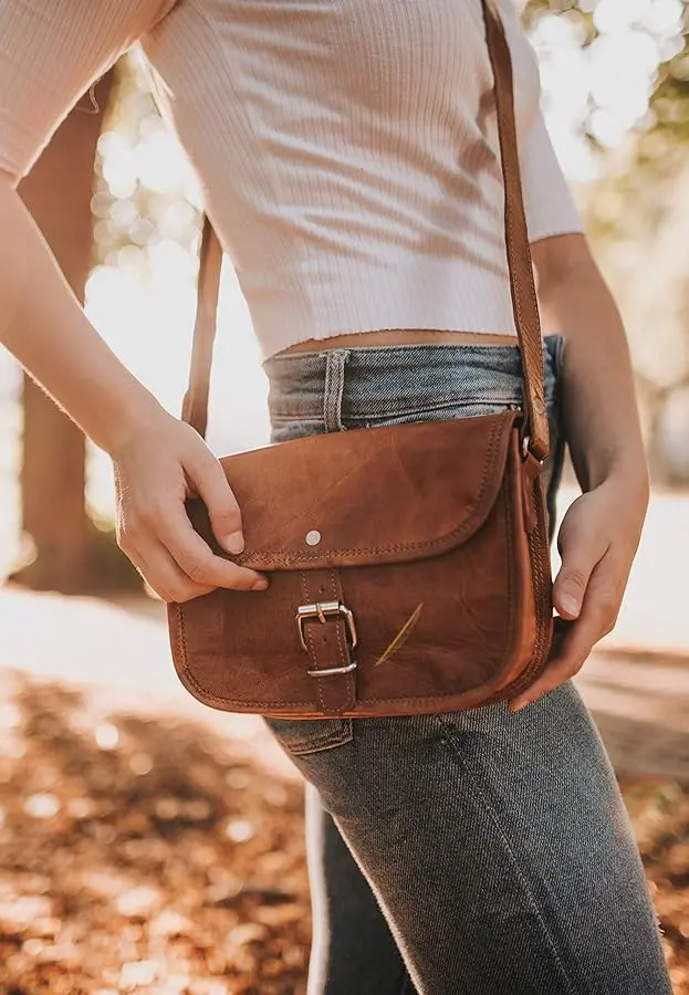 Bolso Bandolera Cuero