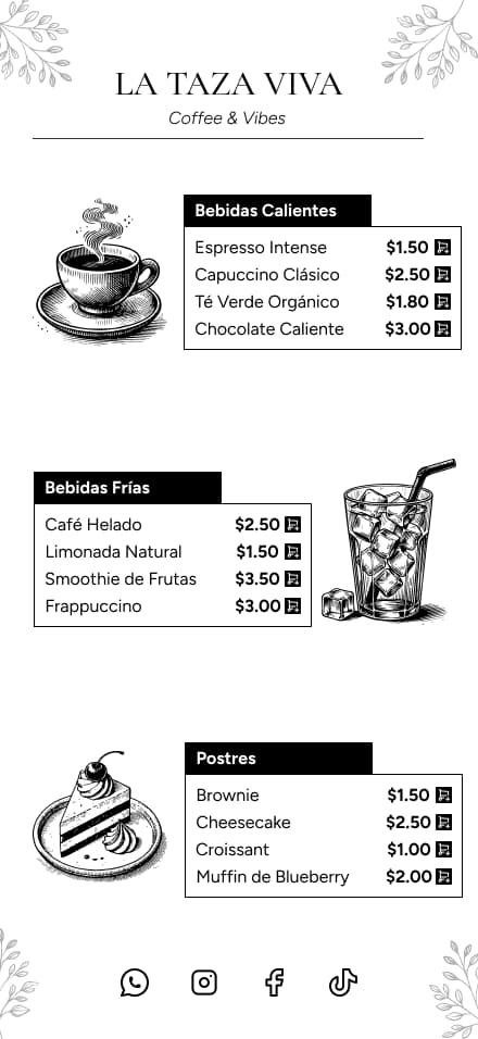 Menú QR Digital
